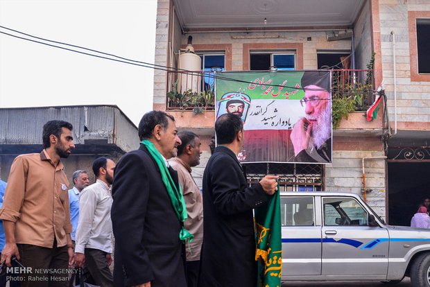 حضور کاروان زیر سایه خورشید در گلستان