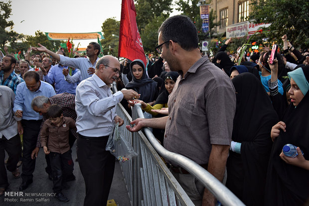 گلباران حرم مطهر رضوی