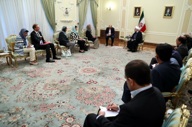 Federica Mogherini meets Rouhani