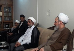 مدیر حوزه‌های علمیه کشور در منزل مرحوم حجت‌الاسلام «احمد غروی» حضوریافت