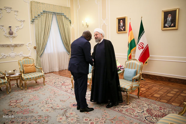 Rouhani meets foreign dignitaries