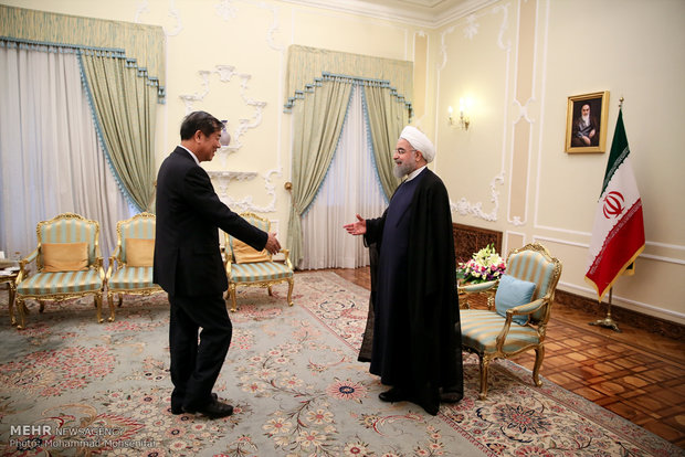 Rouhani meets foreign dignitaries