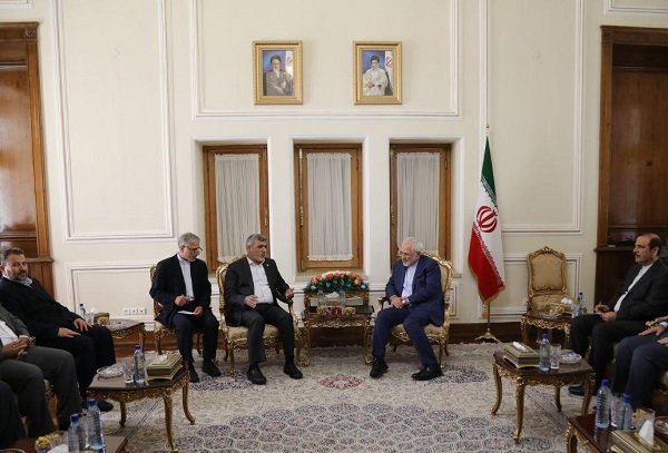 Hamas delegation meets with FM Zarif