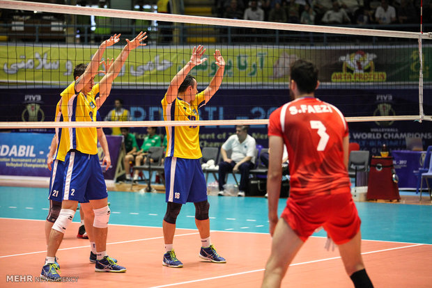 Iran vs Kazakhstan at FIVB qualifier competitions