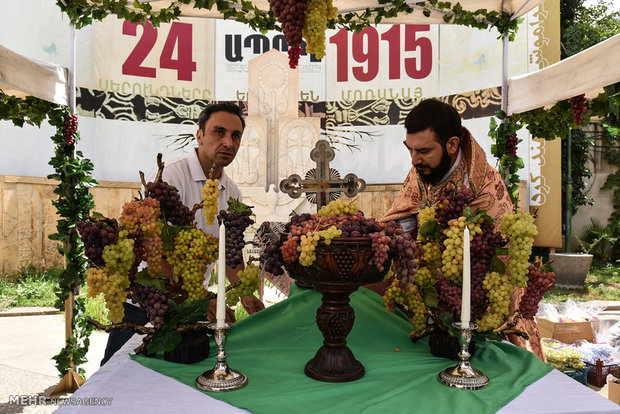 Feast of Blessing of Grapes in Saint Sarkis Cathedral