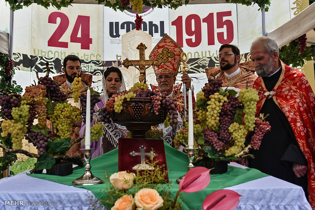 Feast of Blessing of Grapes in Saint Sarkis Cathedral