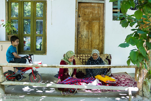 A view of daily life in rural Iran