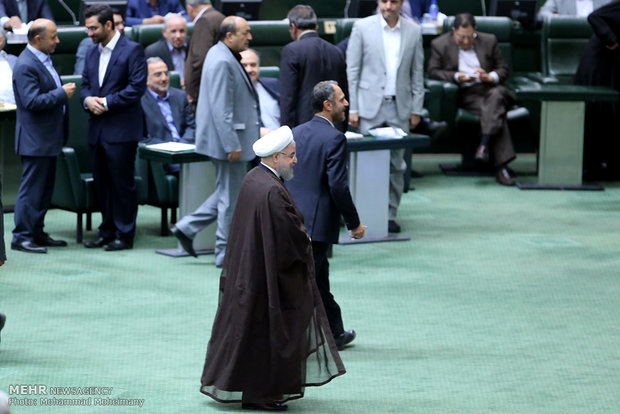 Iranian Parl. holds confidence vote session for Rouhani's cabinet