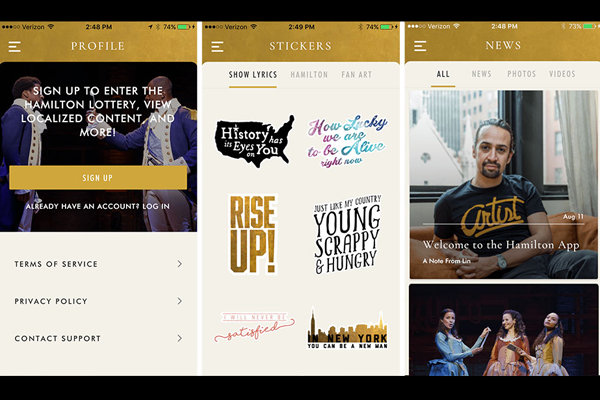 تئاتر «همیلتون» وارد گوشی‌های موبایل شد/ نمایشی میلیون دلاری