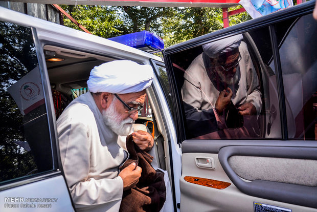 بازدید حجت‌الاسلام عبدالحسین معزی نماینده ویژه رهبر معظم انقلاب  از مناطق سیل زده استان گلستان