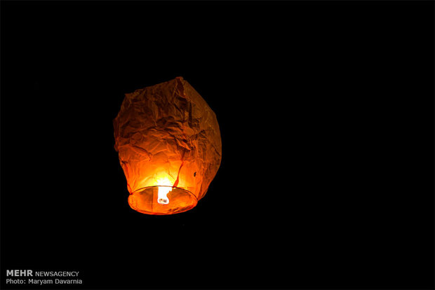 İran'da Suriyeli çocuklar için "Balon Festivali"