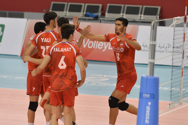 Iranian volleyball squad thrashes Mexico in straight sets