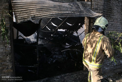آتش سوزی در ترمینال جنوب/حادثه تلفات جانی نداشت
