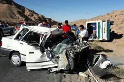 مصدومیت ۵ نفر در اصفهان بر اثر واژگونی پراید