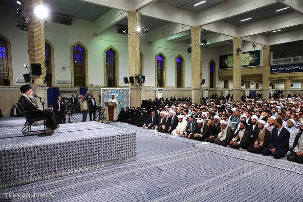 Seminary Students of Tehran Province Meet with Ayatollah Khamenei