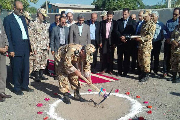 دبستان شهید سرلشگر سید علی صفوی در قزوین کلنگ زنی شد