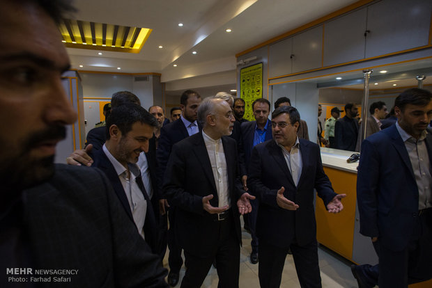 سفر علی اکبر صالحی رئیس سازمان انرژی اتمی به قزوین