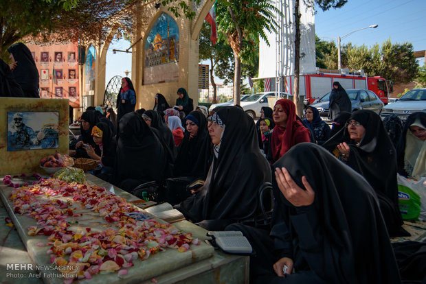 مراسم دعای عرفه در آستان مقدس امامزاده طاهر (ع) کرج