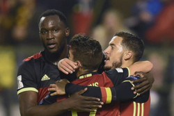 پیروزی بلژیک ۱۰ نفره با ۹ گل/ یونان برابر استونی متوقف شد