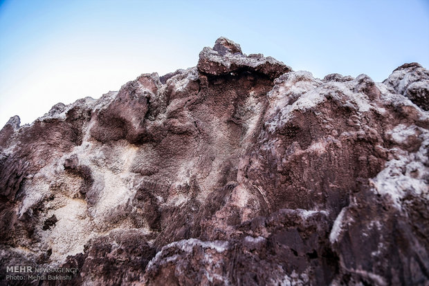 Wonderful salt dome in central Iran