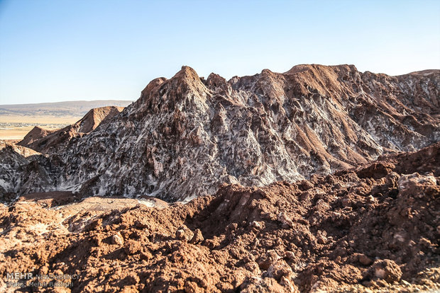 Wonderful salt dome in central Iran