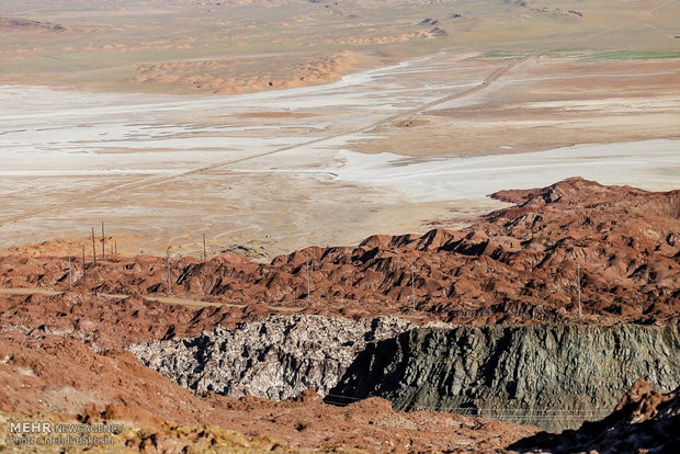 Wonderful salt dome in central Iran