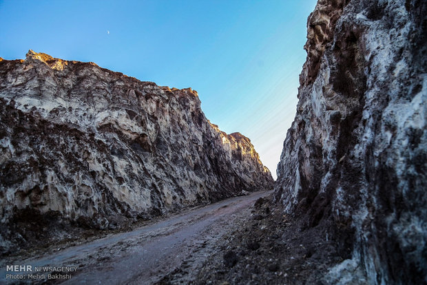 Wonderful salt dome in central Iran