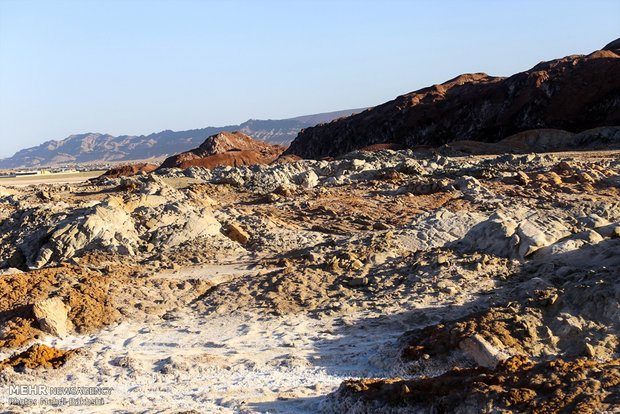 Wonderful salt dome in central Iran