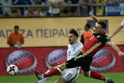 بلژیک با شکست یونان سهمیه جام جهانی را کسب کرد