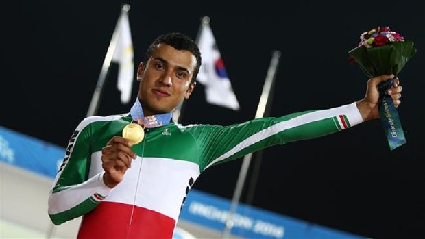 Iranian cyclist lands 2nd in UCI rankings