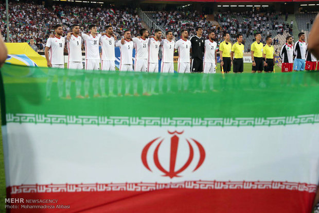 İran-Suriye futbol maçından kareler