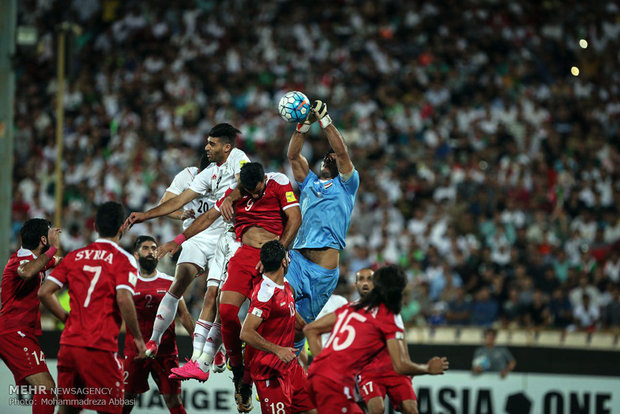 Iran Syria qualification match for the 2018 FIFA World Cup