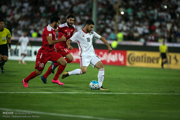 Iran Syria qualification match for the 2018 FIFA World Cup