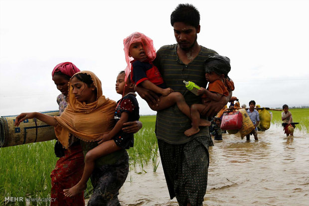 Rohingya Müslümanlarının soykırımdan kaçışı