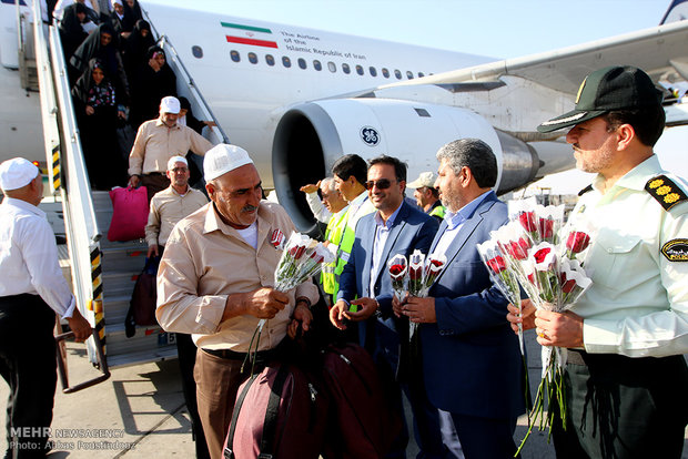 Hajj pilgrims return Iran