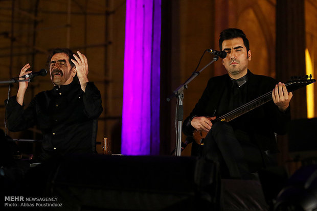 Nazeris stage concert in Isfahan