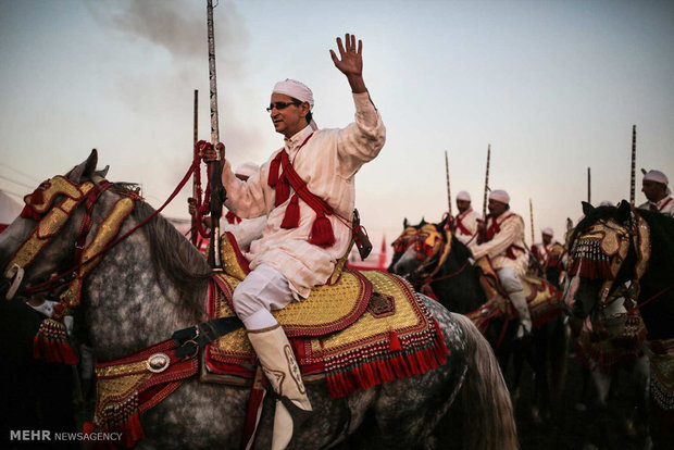سنت قدیمی اسب سواری در مراکش‎