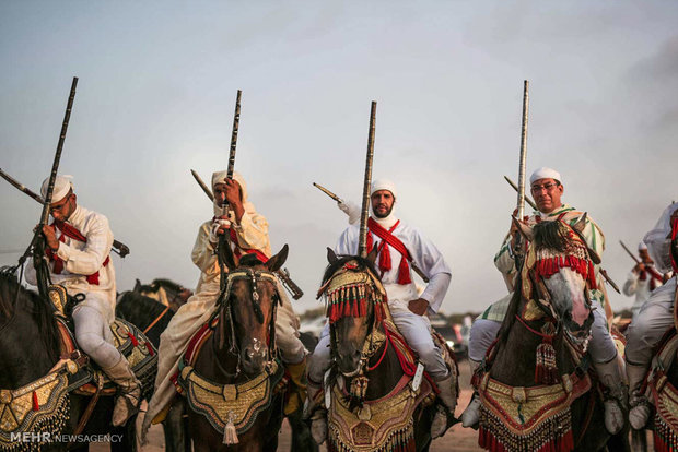 سنت قدیمی اسب سواری در مراکش‎