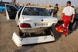 واژگونی مرگبار پژو حامل اتباع غیرمجاز در جاده ایرانشهر