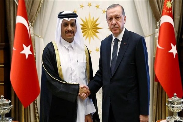 وزیر خارجه قطر با اردوغان دیدار کرد