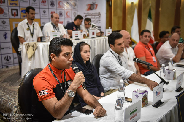 افتتاحیه پنجمین مرحله رالی بین المللی خاورمیانه در شیراز