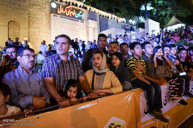 افتتاحیه پنجمین مرحله رالی بین المللی خاورمیانه در شیراز
