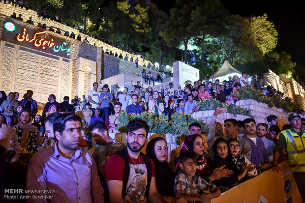 افتتاحیه پنجمین مرحله رالی بین المللی خاورمیانه در شیراز