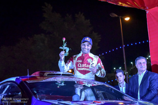 افتتاحیه پنجمین مرحله رالی بین المللی خاورمیانه در شیراز