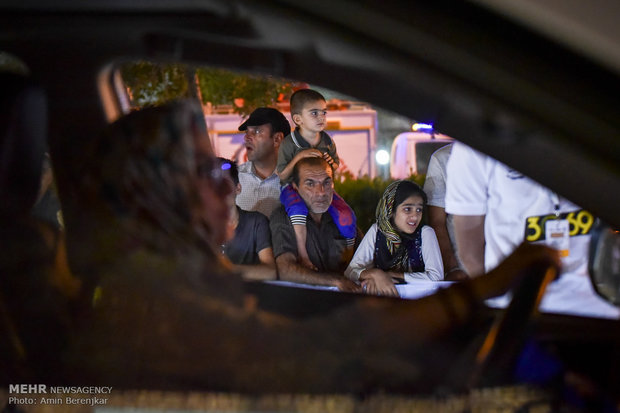 افتتاحیه پنجمین مرحله رالی بین المللی خاورمیانه در شیراز