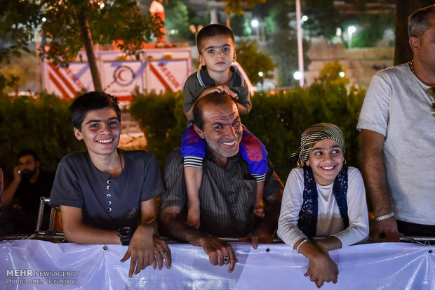 افتتاحیه پنجمین مرحله رالی بین المللی خاورمیانه در شیراز