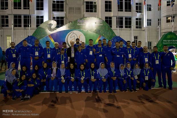 Iran’s flag raised at AIMAG village