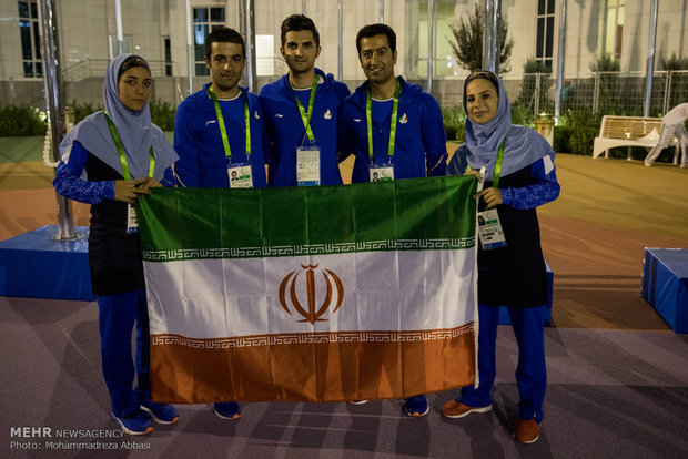 Iran’s flag raised at AIMAG village