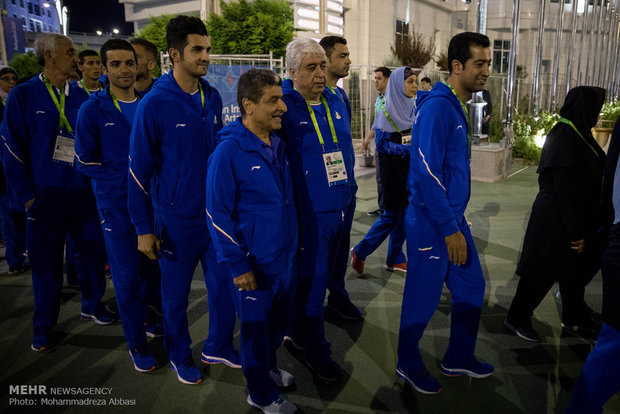 Iran’s flag raised at AIMAG village