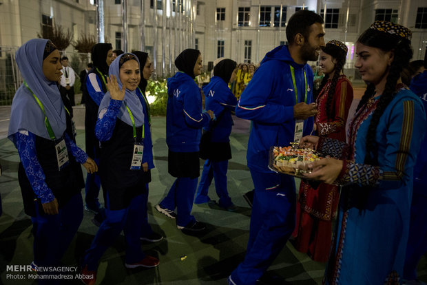 Iran’s flag raised at AIMAG village